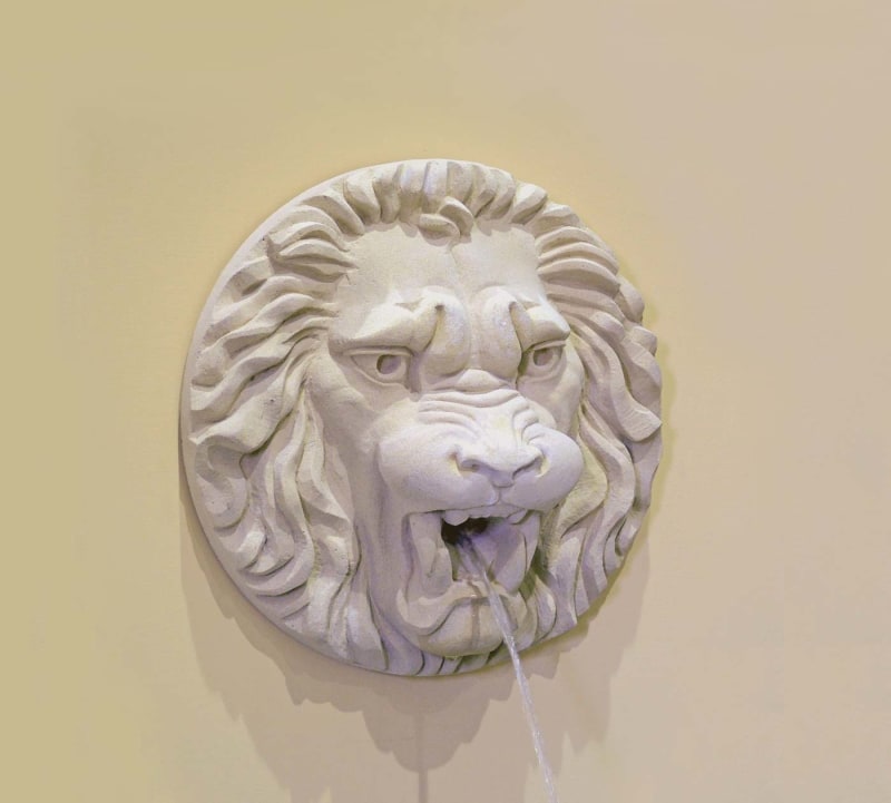 Large Lion Wall Fountain