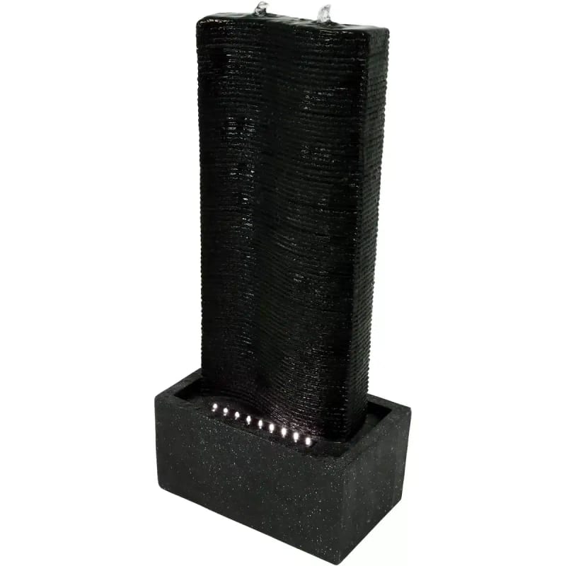 Rippling Tower Outdoor Water Fountain - 31"