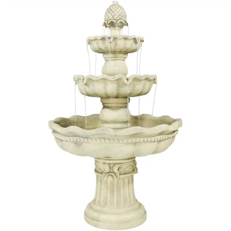 3-Tier Pineapple Garden Fountain