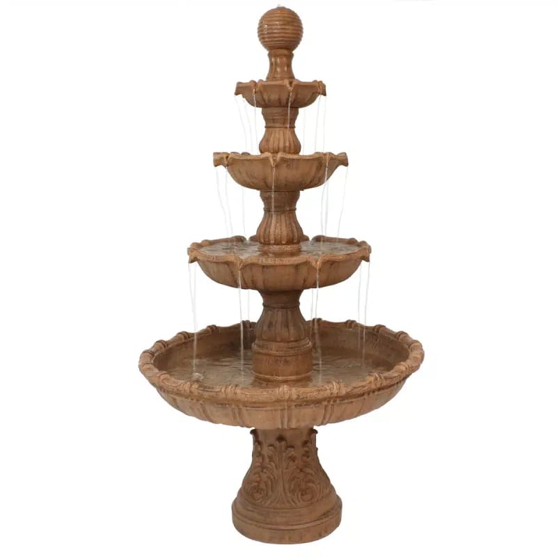 Large Tiered Ball Outdoor Fountain