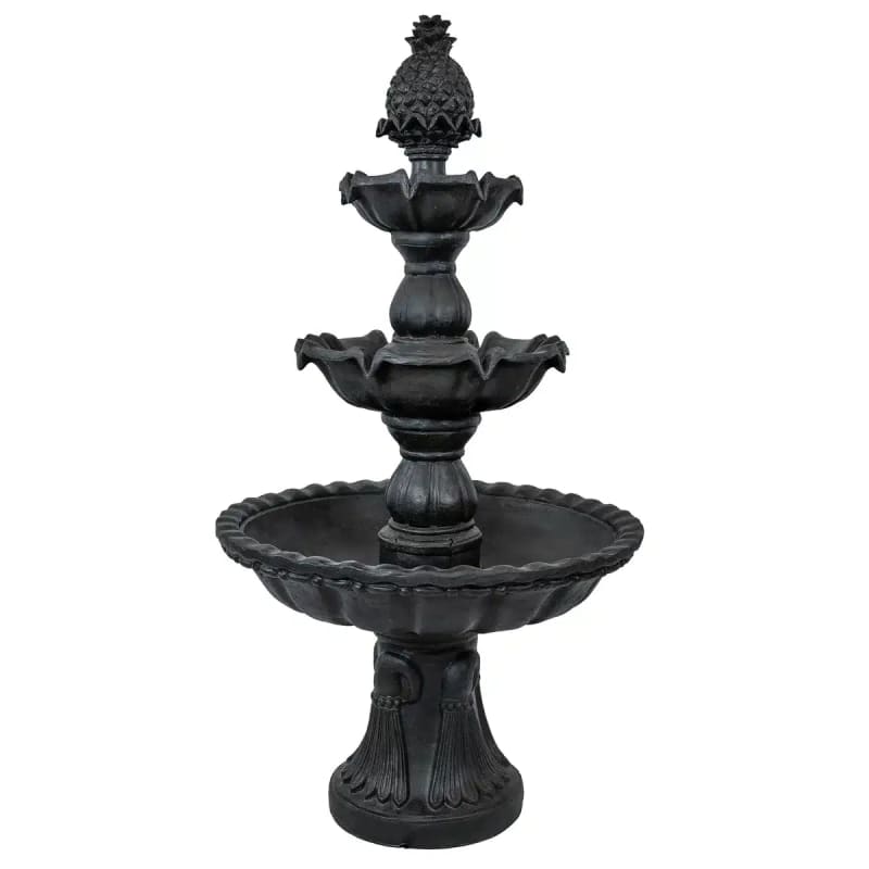 Welcome 3-Tier Outdoor Water Fountain for Garden