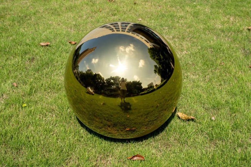 Reflective Shiny Garden Sphere
