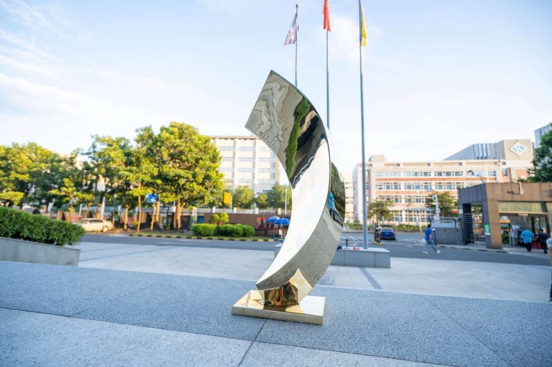 Curved Abstract Sculpture