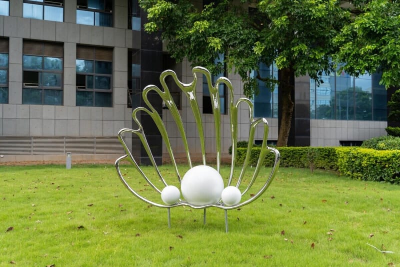 Pearl Essence Stainless Steel Sculpturev