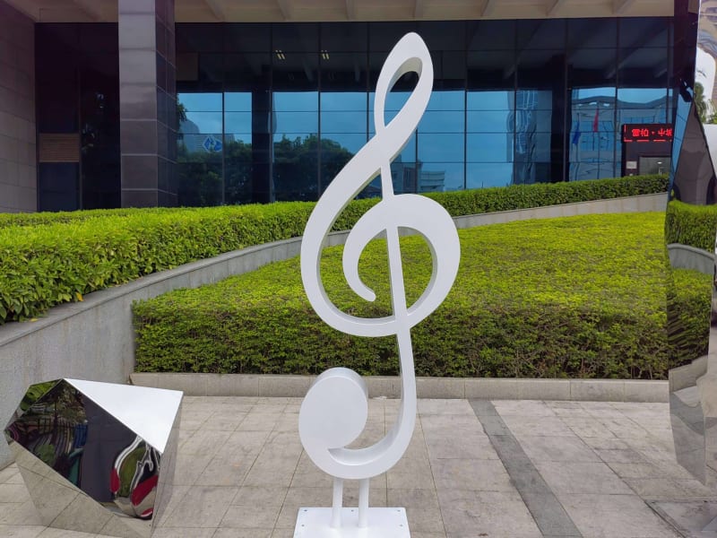Stainless Steel Music Sculpture