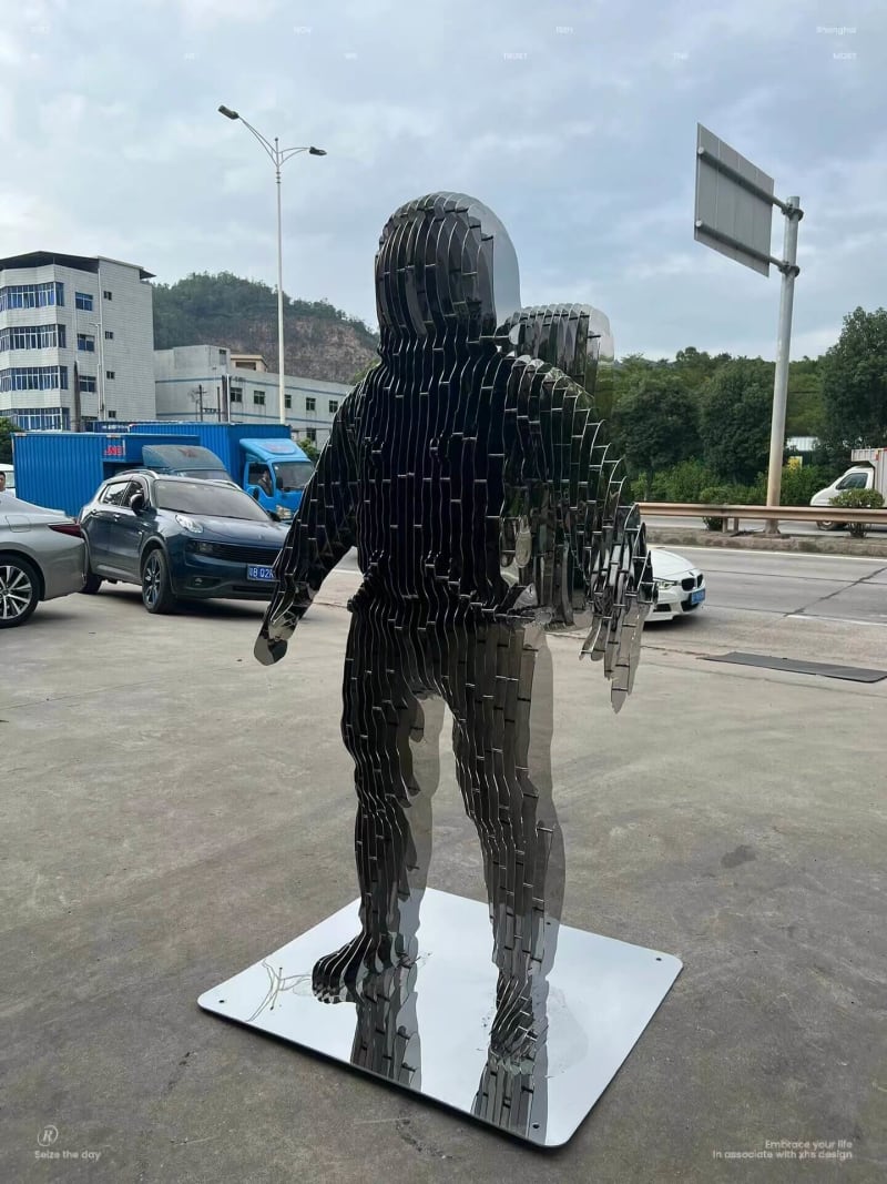 Stainless Steel Disappeared Sculpture