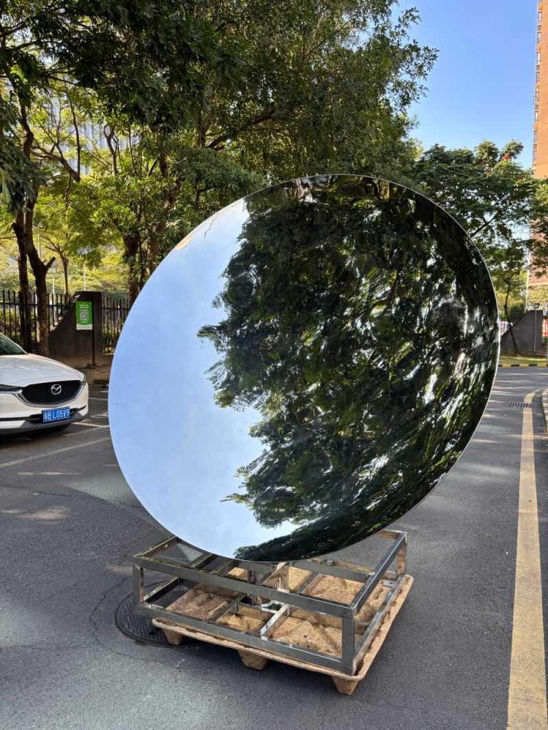 Stainless Steel Reflection Mirror Sculpture