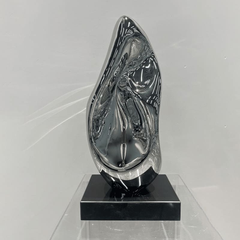 Stainless Steel Dented Sculpture
