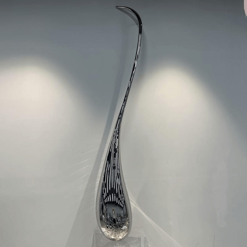 Stainless Steel Water Droplet Sculpture