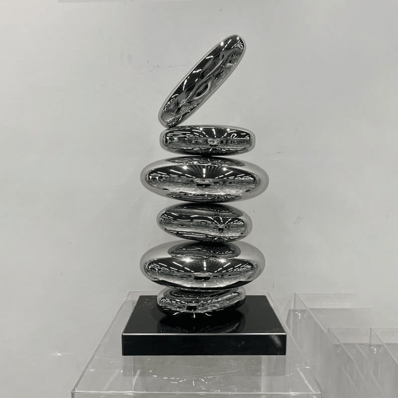 Stainless Steel Stones Sculpture