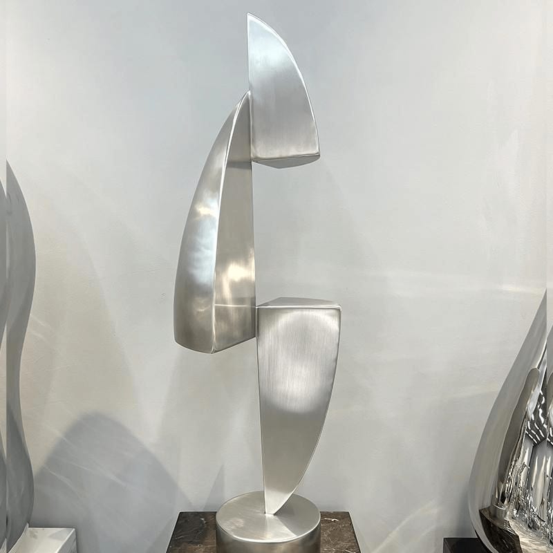 Stainless Steel Balanced Edge Sculpture