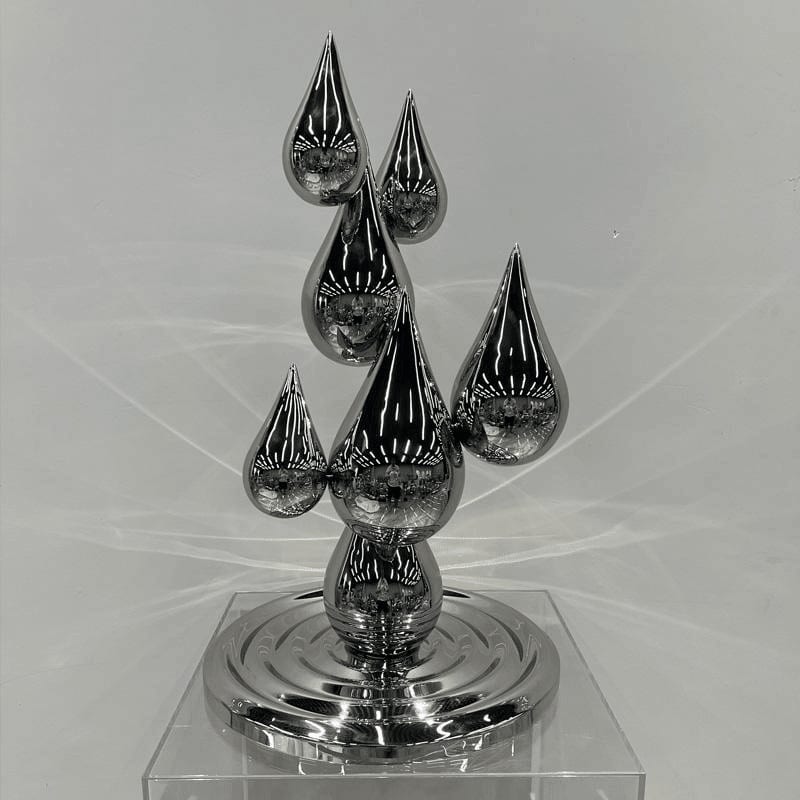 Stainless Steel Small Water Droplet Sculpture
