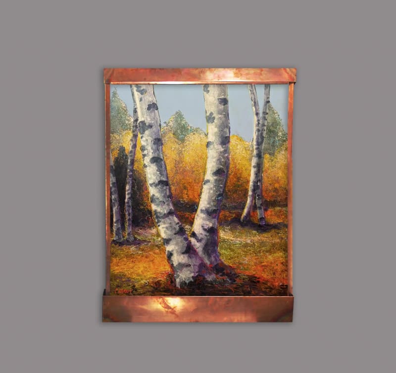 Birch Trees Wall Fountain