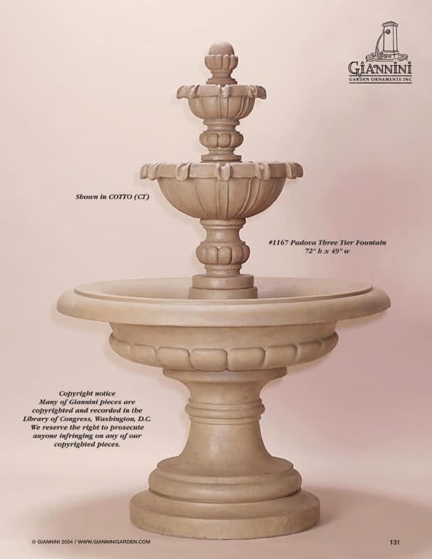 Padova Three Tier Fountain