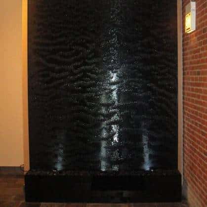 Black Acrylic Water Wall