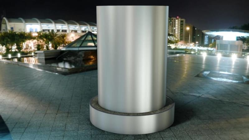 Custom Cylinder Water Feature