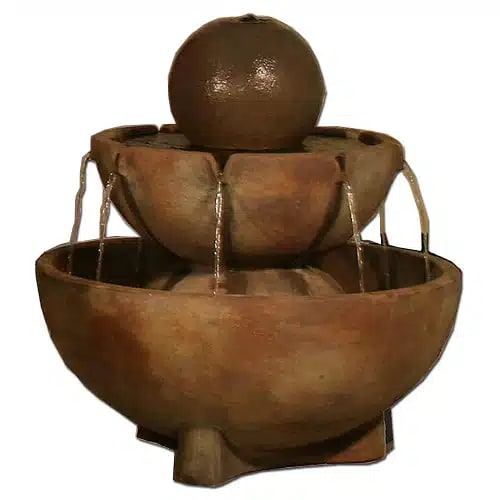 Large Sphere Stone Vessels Fountain