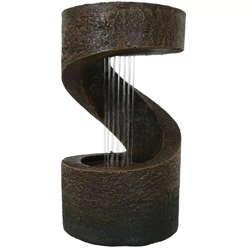 Winding Showers Indoor Waterfall Fountain with LED Light