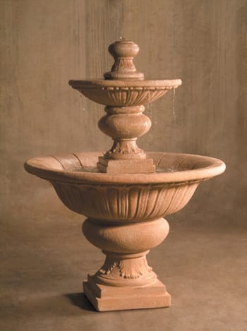 Formal Garden Ftn, W/Fiore Pond, Gry