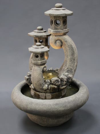 Garden Lantern Fountain