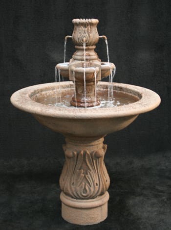 Assisi Fountain with Cobra Pedestal