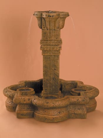 Plinth Column Fountain For Pond