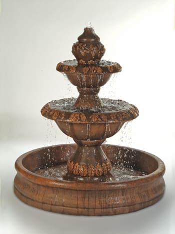 Oak Fountain, with 55" Basin