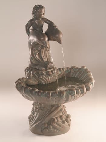Boy on Dolphins Fountain