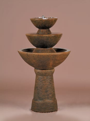Color Bowl Fountain, 3-Tier Tall