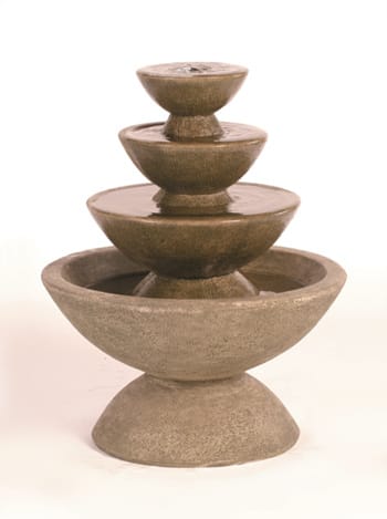 Color Bowl Fountain, 4-Tier