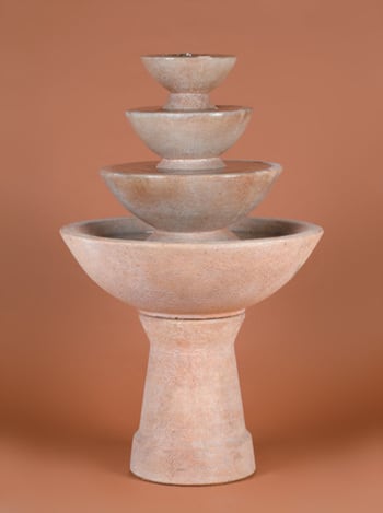 Color Bowl Fountain, 4-Tier Tall