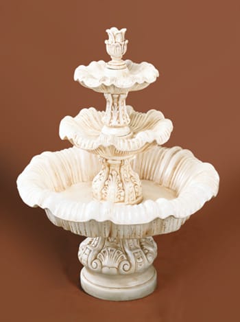 Italian 2-Tier Fountain W/46" Basin