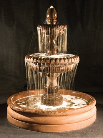 Pioggia Fountain with 46" Basin