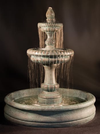 Pioggia Fountain with 55" Basin