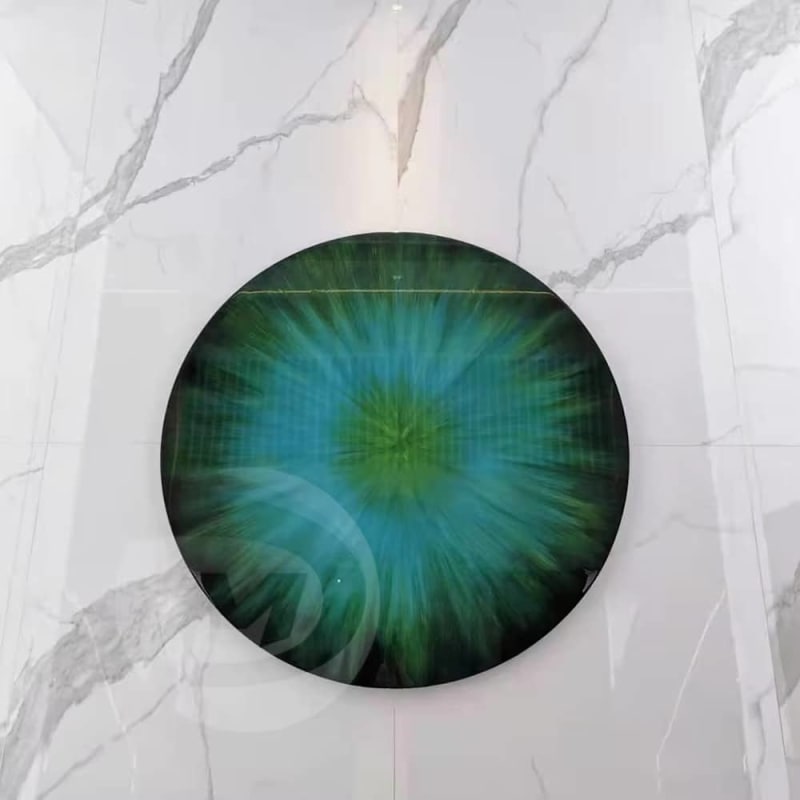 Stainless Steel Decorative Wall Mirror Sculpture
