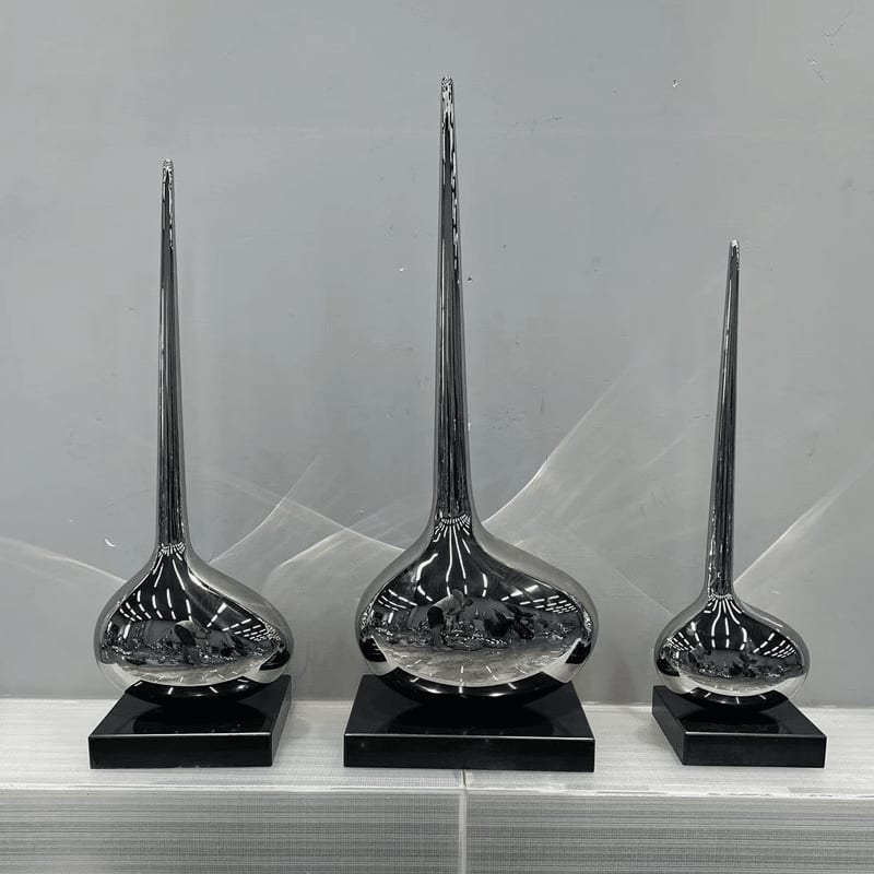 Stainless Steel Flasks Sculpture