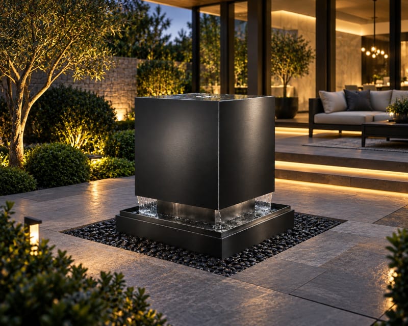 Floating Cube Water Feature