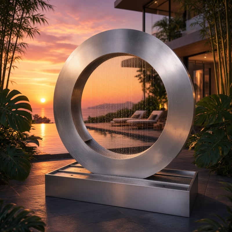 Rain Circle Fountain