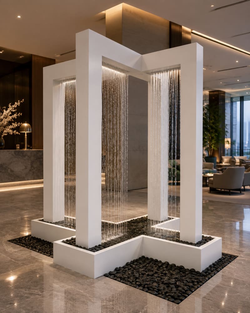 Custom X Rain Curtain