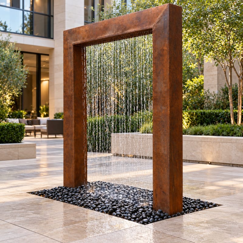 Rain Curtain Custom Fountain