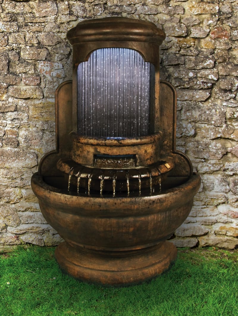 Wall Falling Diamonds Fountain