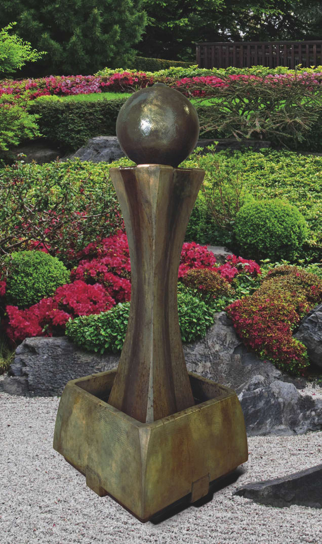 Tall Hourglass Fountain