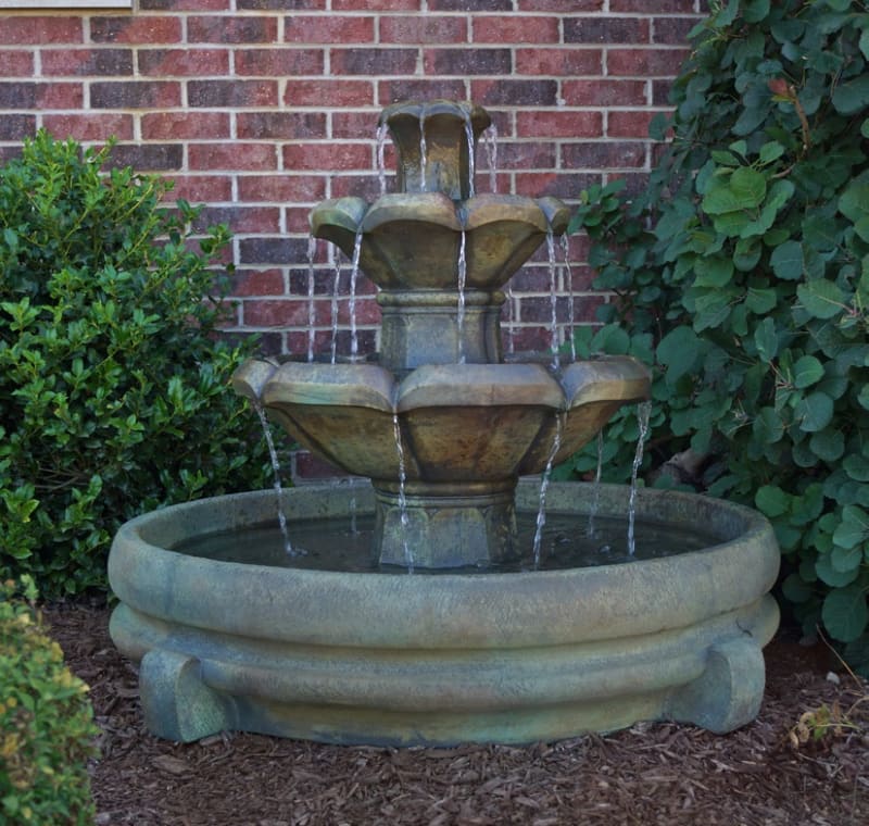 Montreux Two-Tier Fountain in Pool