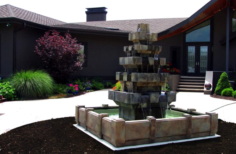 Cascadia Fountain in Dimensions Pool