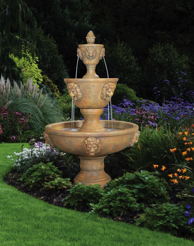 Large Three-Tier Leonesco Fountain
