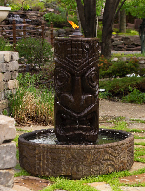 Tiki Column Fountain
