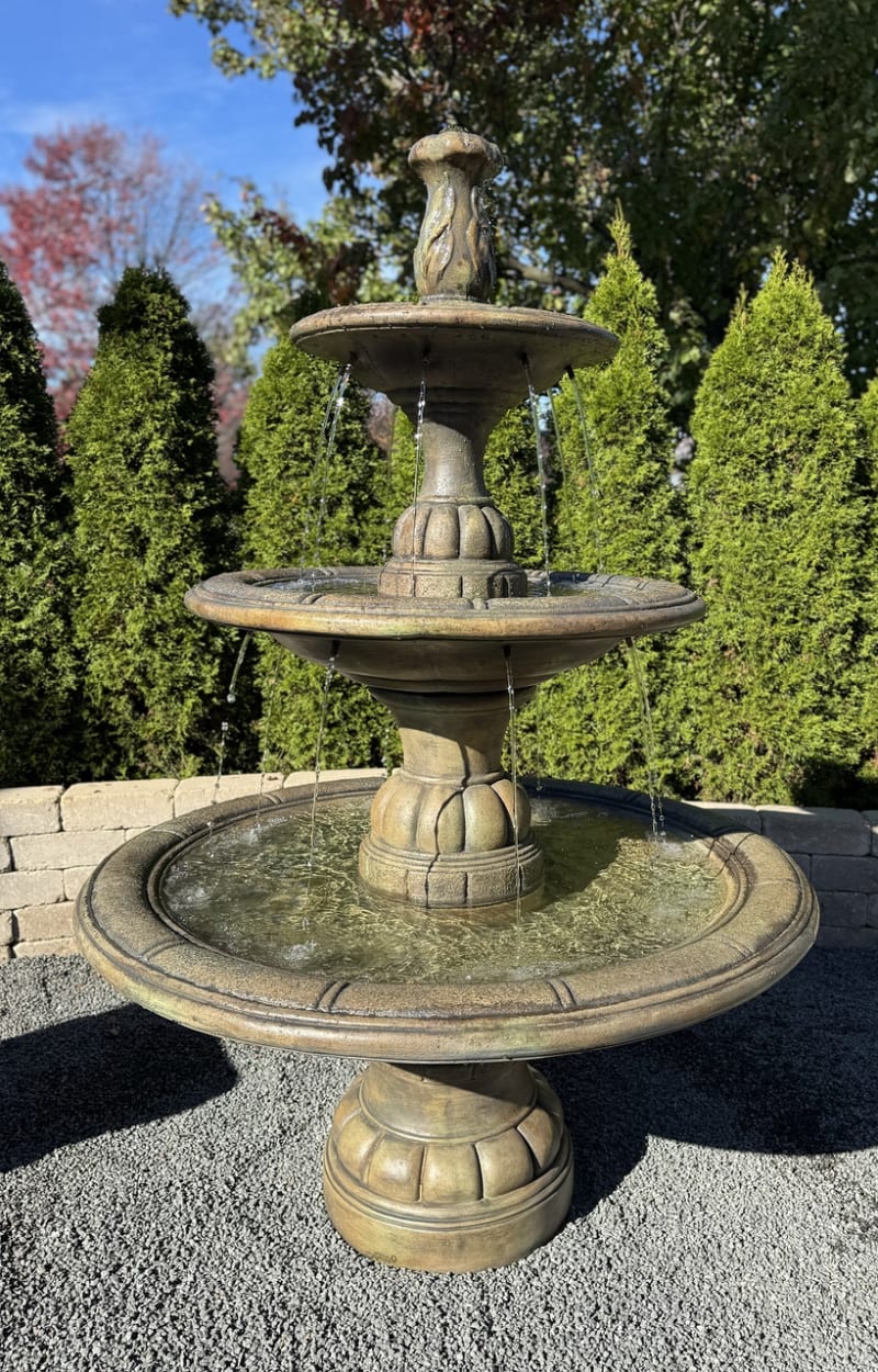 Large Contemporary Three-Tier Fountain