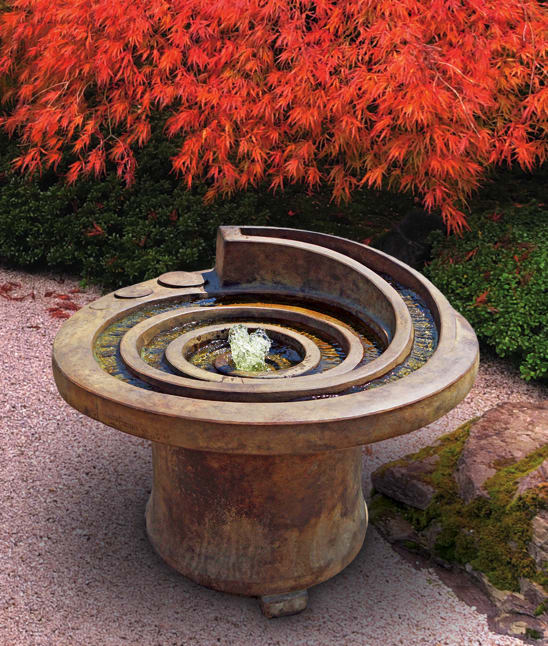 Hurricane's Eye Patio Fountain