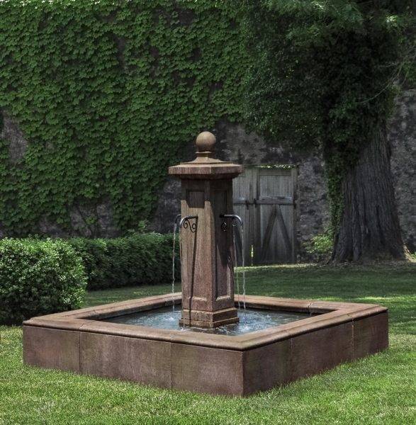Luberon Concrete Estate Fountain