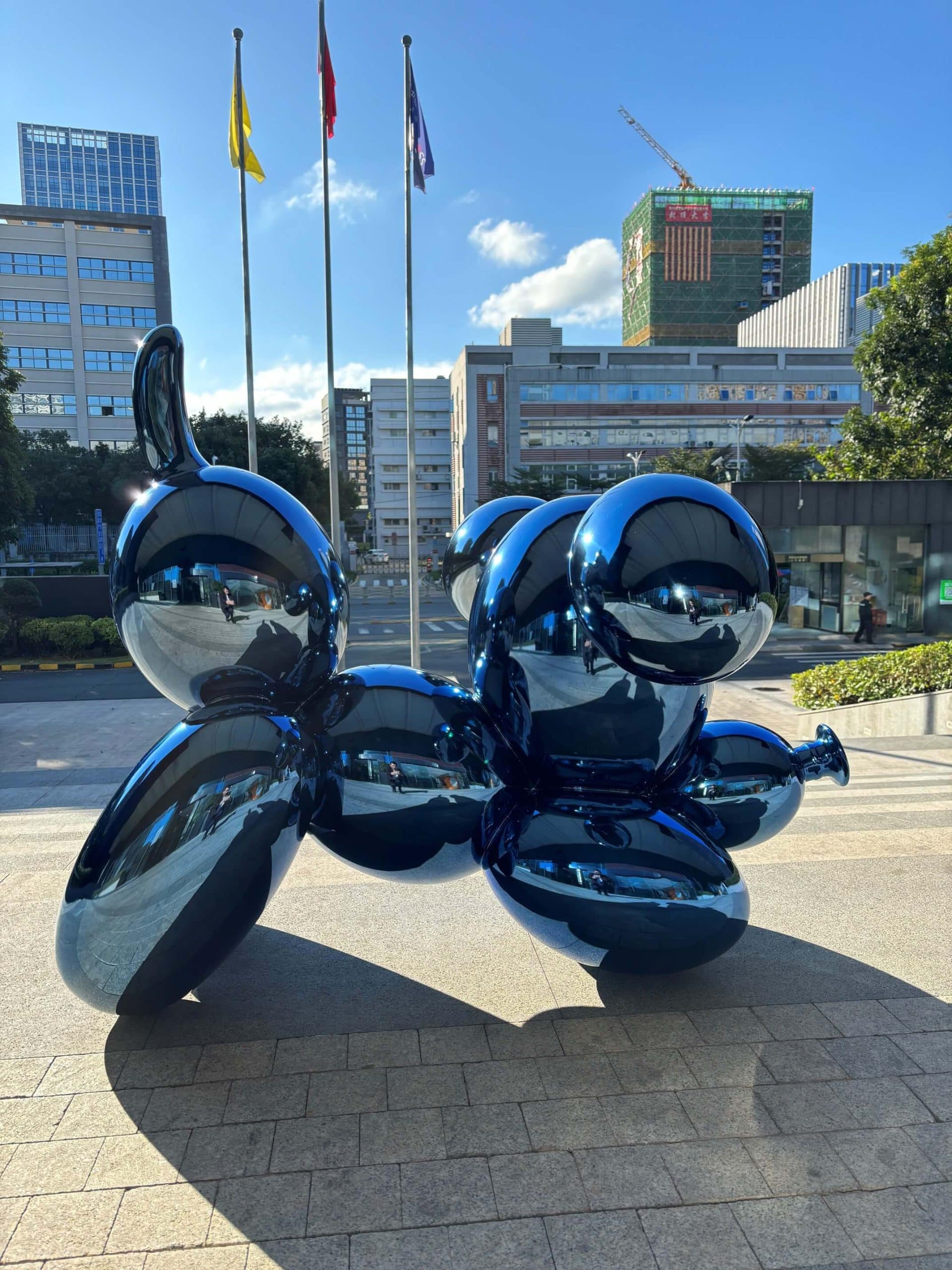 Stainless Steel Small Balloon Dog Sculpture